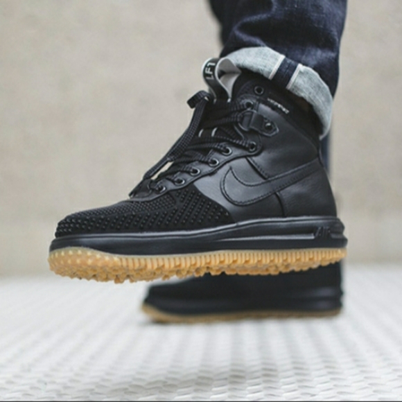 Lunar Force 1 Duckboot Black Gum Sz 12 